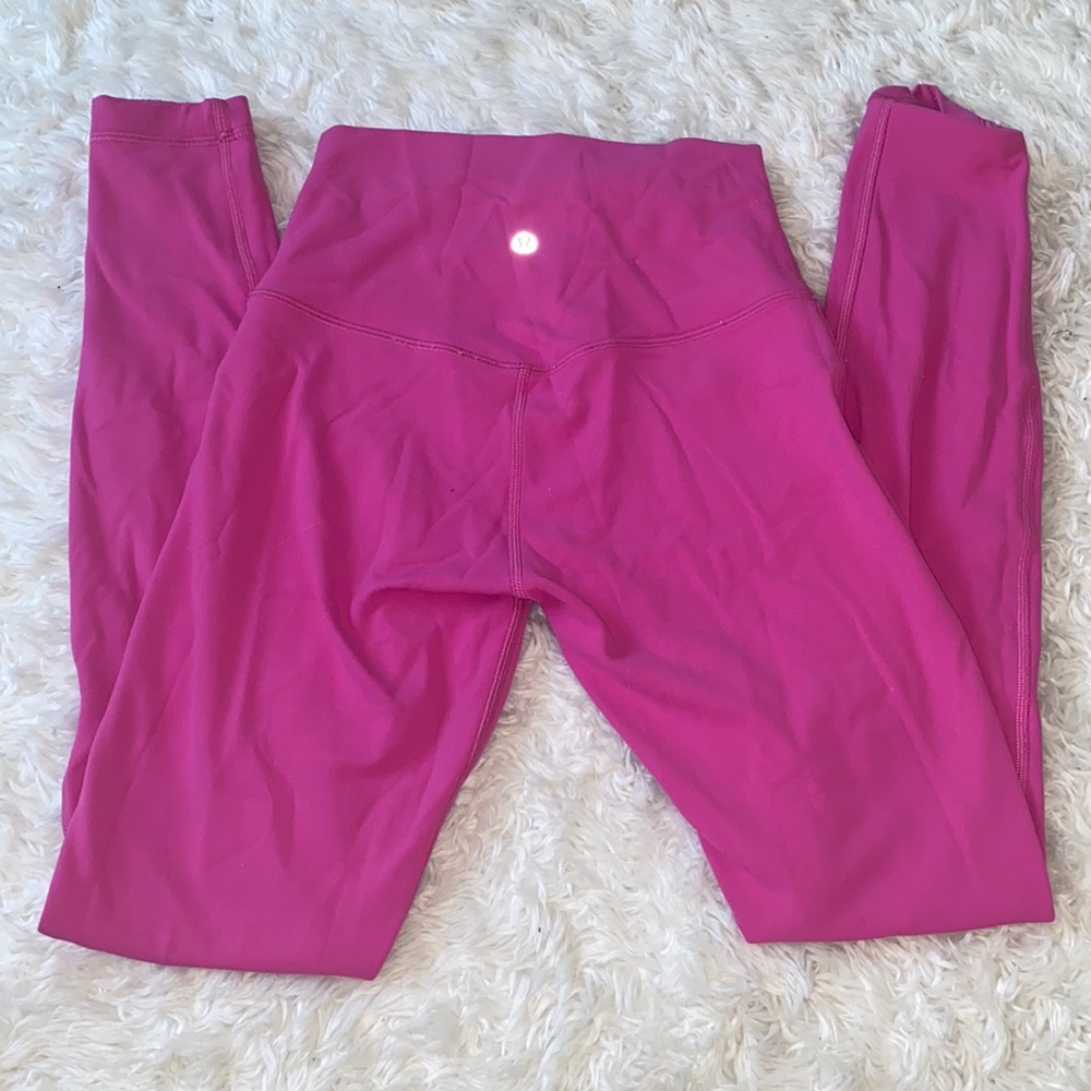 Raspberry Pink Lululemon Leggings
